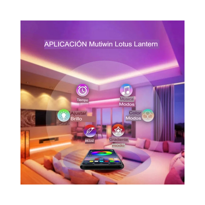 Tiras de Luces LED RGB 5 m con Control