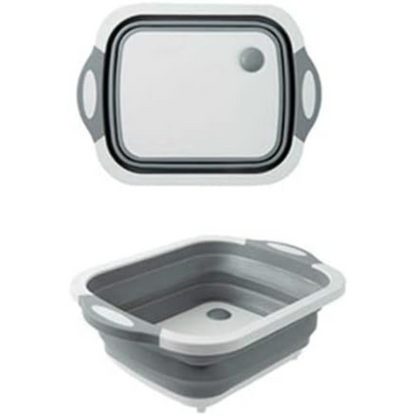 Tabla de Picar Plegable con Escurridor 3 en 1