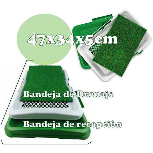 Baño Portátil con Césped Sintético para Perros