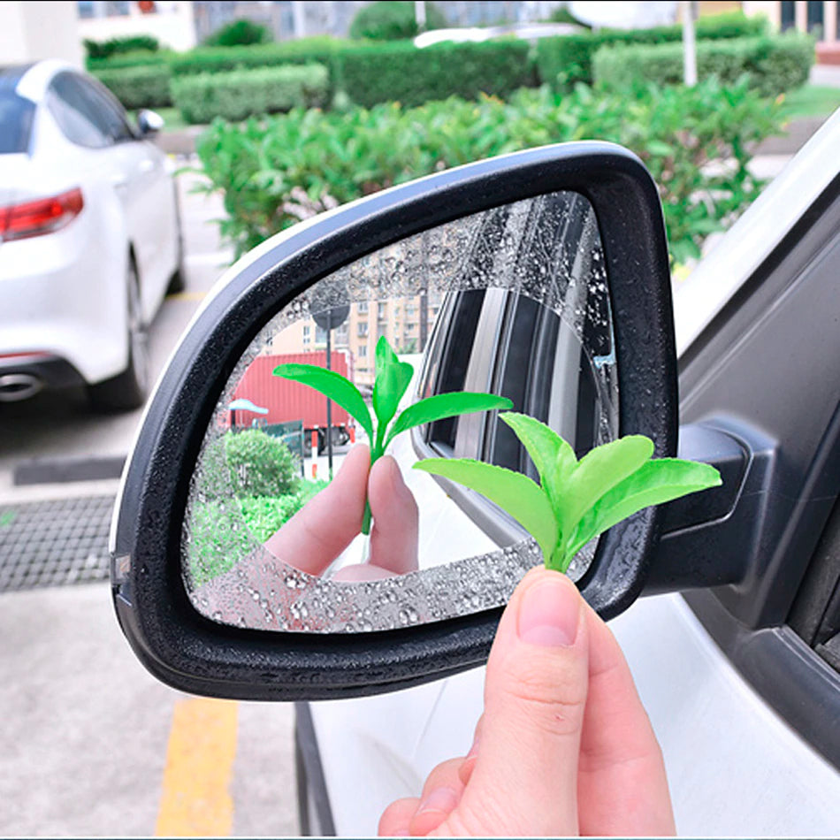 Láminas Antiempañantes para Espejos de Auto (Pack 2)
