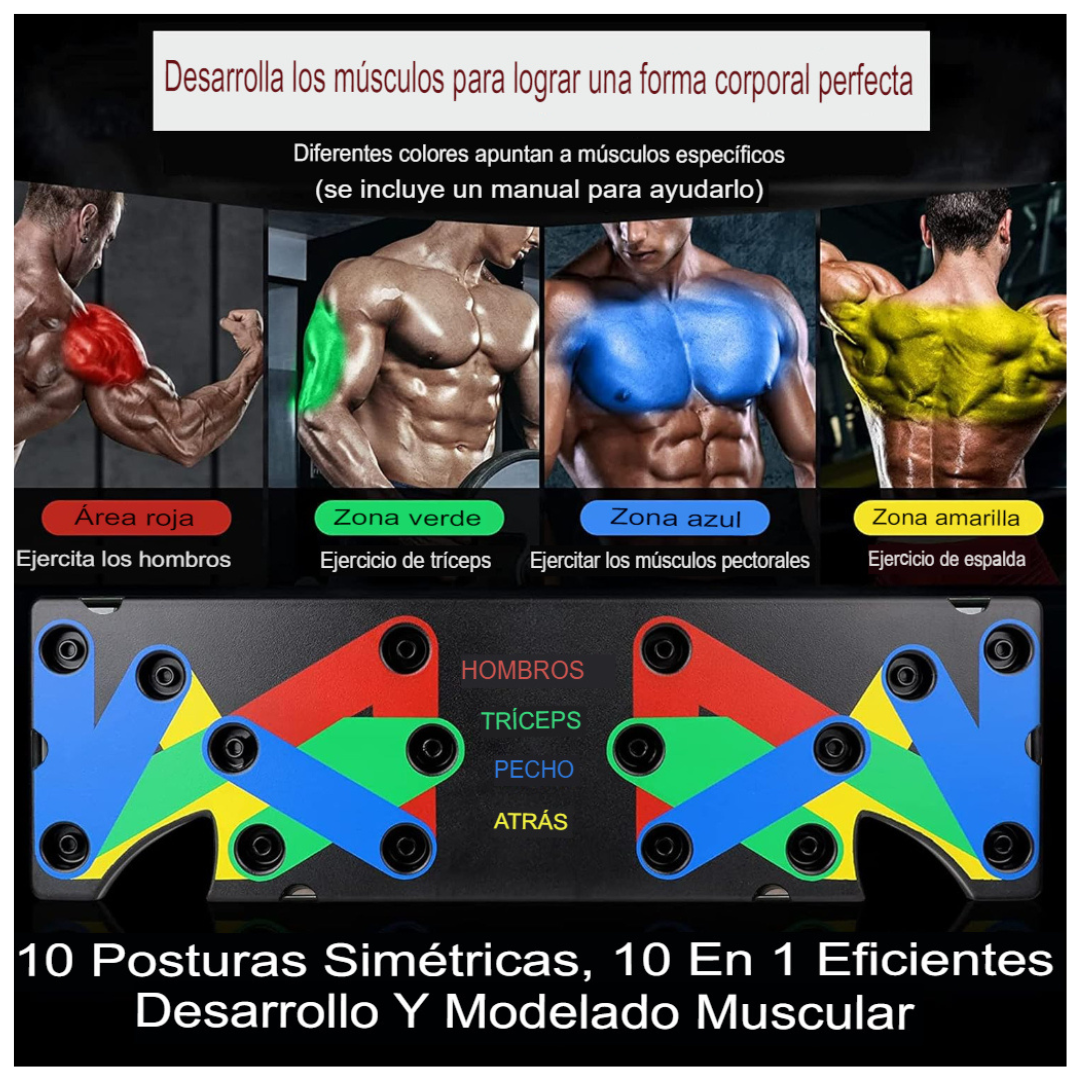 Tabla de Flexiones Multiposición con Bandas
