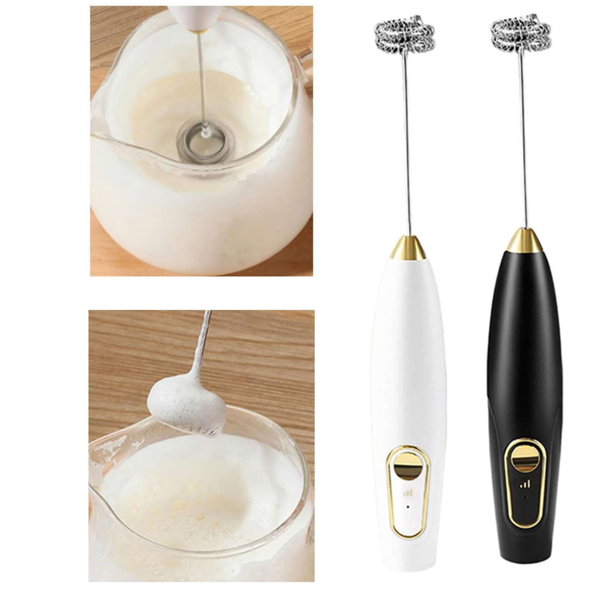 Espumador de Leche Recargable