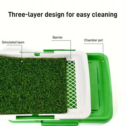 Baño Portátil con Césped Sintético para Perros – imagen referencial
