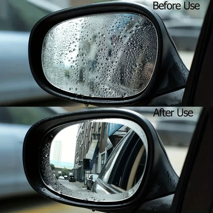 Láminas Antiempañantes para Espejos de Auto (Pack 2) – imagen referencial