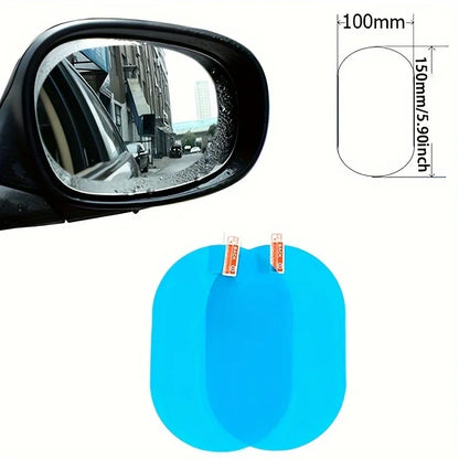 Láminas Antiempañantes para Espejos de Auto (Pack 2) – imagen referencial