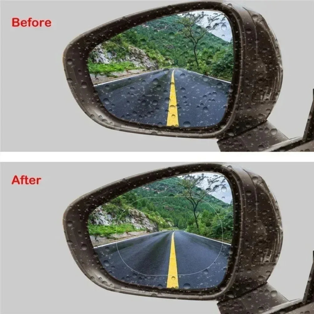 Láminas Antiempañantes para Espejos de Auto (Pack 2) – imagen referencial