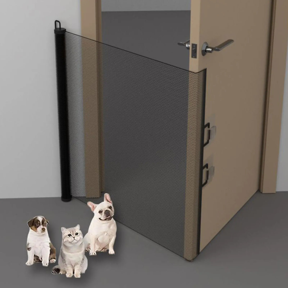Puerta de Seguridad de Malla para Mascotas – imagen referencial