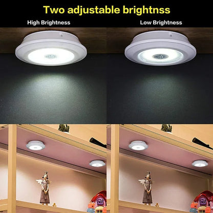 Set de 3 Luces LED Inalámbricas con Control Remoto – imagen referencial