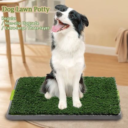 Baño Portátil con Césped Sintético para Perros – imagen referencial