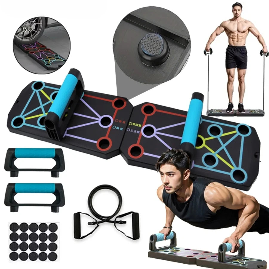 Tabla de Flexiones Multiposición con Bandas – imagen referencial
