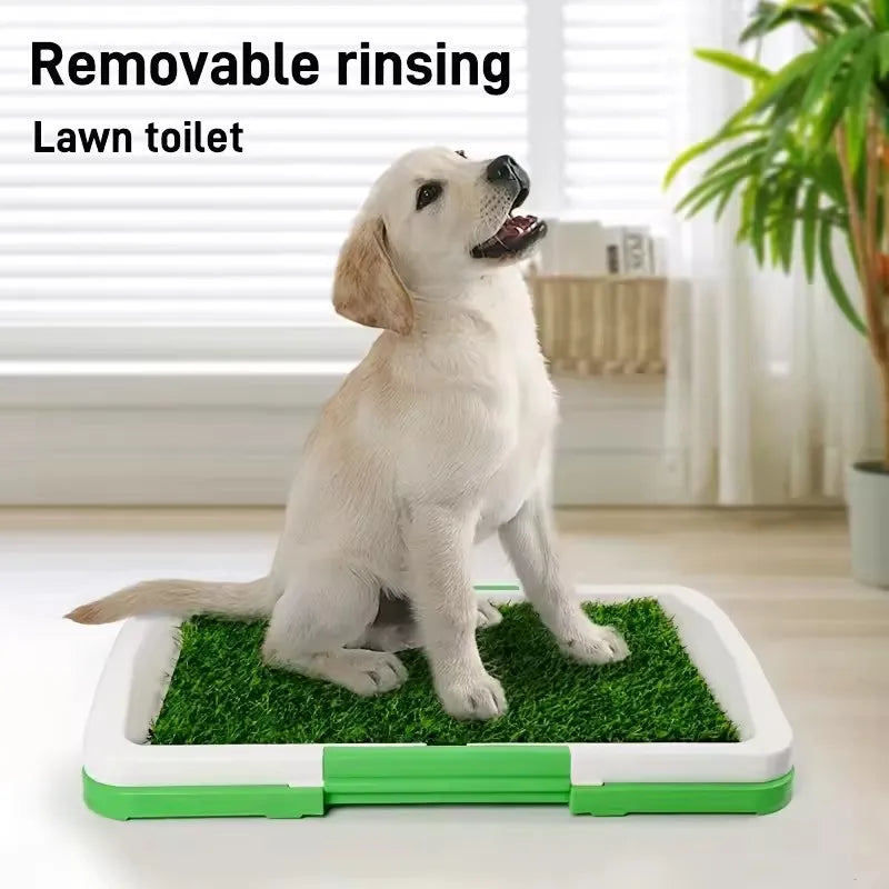 Baño Portátil con Césped Sintético para Perros – imagen referencial