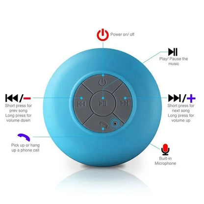 Parlante Bluetooth para la Ducha – imagen referencial