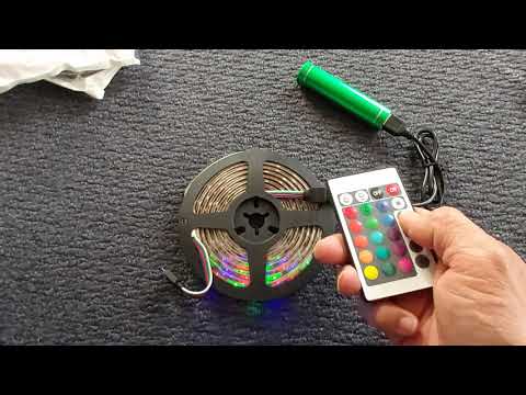 Video de Tiras de Luces LED RGB 5 m con Control