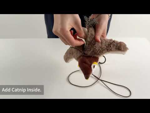 Video de Pájaro Interactivo para Gatos con Sonido y Catnip