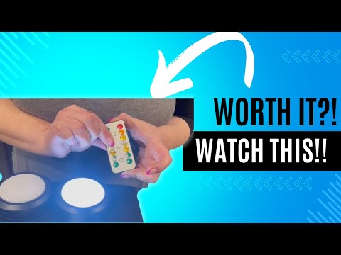 Video de Set de 3 Luces LED Inalámbricas con Control Remoto