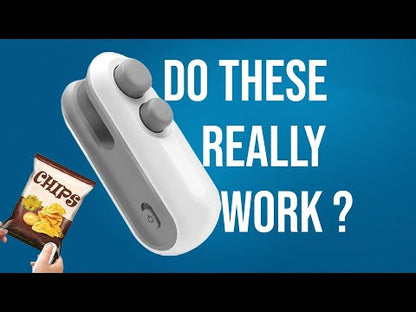 Video de Mini Selladora de Bolsas 2 en 1 Recargable